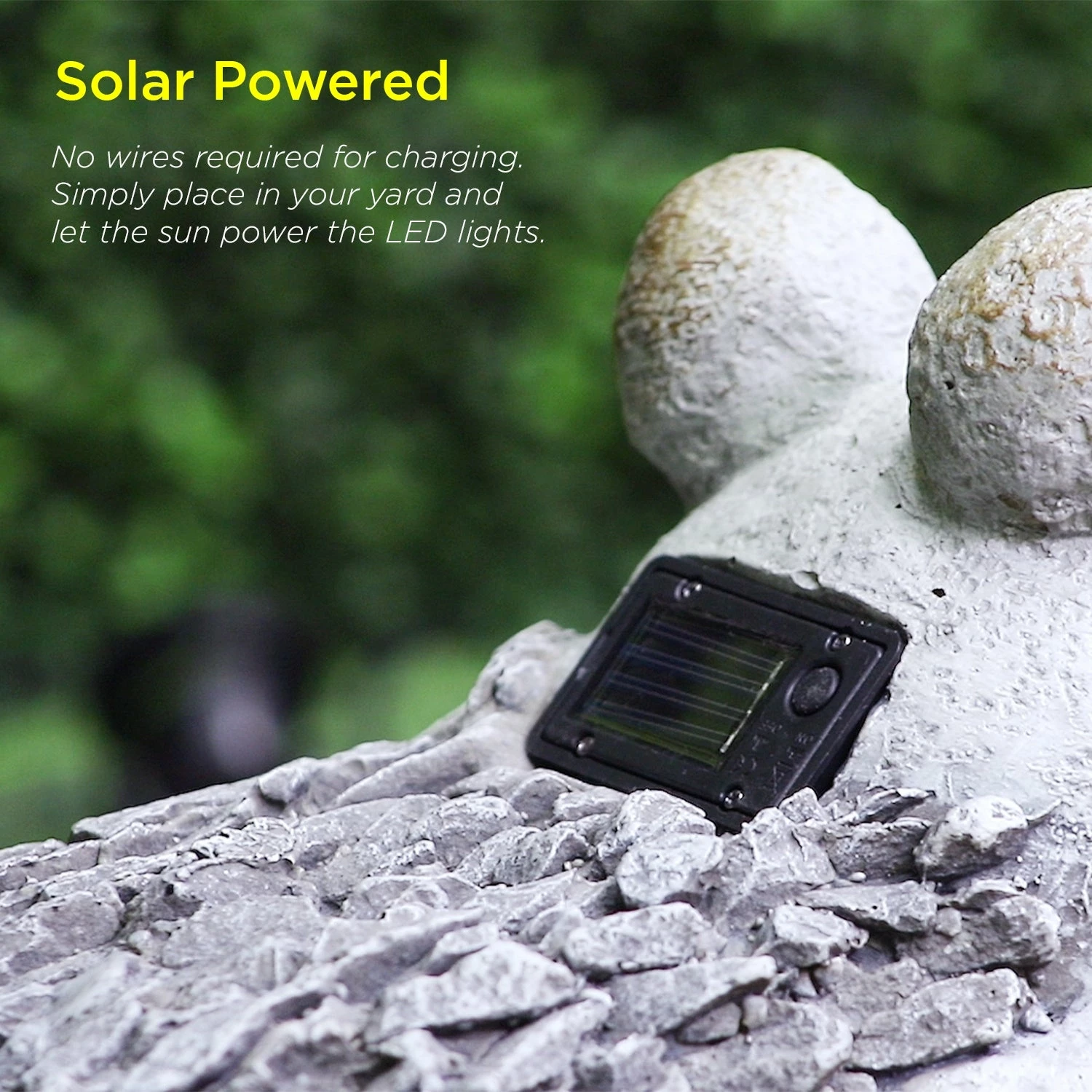 Budget ๐งจ Alpine Corporation 12" Tall Outdoor Solar Powered Frog Yard Statue With LED Lights, Gray ๐ฅ 7 Budget ๐งจ Alpine Corporation 12" Tall Outdoor Solar Powered Frog Yard Statue With LED Lights, Gray ๐ฅ - Image 5