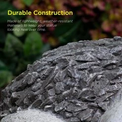 Budget ๐งจ Alpine Corporation 12" Tall Outdoor Solar Powered Frog Yard Statue With LED Lights, Gray ๐ฅ 18 Budget ๐งจ Alpine Corporation 12" Tall Outdoor Solar Powered Frog Yard Statue With LED Lights, Gray ๐ฅ -Alpine Corporation Sales 12 inch Solar Frog Statue 5