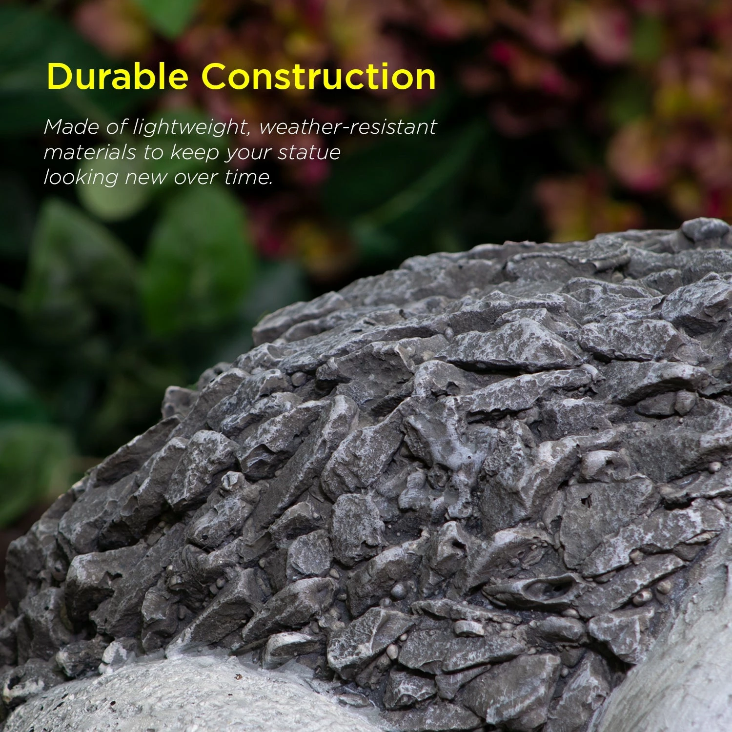 Budget ๐งจ Alpine Corporation 12" Tall Outdoor Solar Powered Frog Yard Statue With LED Lights, Gray ๐ฅ 8 Budget ๐งจ Alpine Corporation 12" Tall Outdoor Solar Powered Frog Yard Statue With LED Lights, Gray ๐ฅ - Image 6