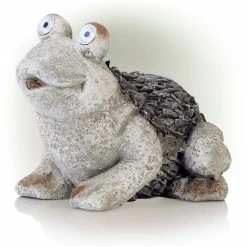 Budget ๐งจ Alpine Corporation 12" Tall Outdoor Solar Powered Frog Yard Statue With LED Lights, Gray ๐ฅ 20 Budget ๐งจ Alpine Corporation 12" Tall Outdoor Solar Powered Frog Yard Statue With LED Lights, Gray ๐ฅ -Alpine Corporation Sales 12 inch Solar Frog Statue 7