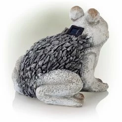 Budget ๐งจ Alpine Corporation 12" Tall Outdoor Solar Powered Frog Yard Statue With LED Lights, Gray ๐ฅ 22 Budget ๐งจ Alpine Corporation 12" Tall Outdoor Solar Powered Frog Yard Statue With LED Lights, Gray ๐ฅ -Alpine Corporation Sales 12 inch Solar Frog Statue 9