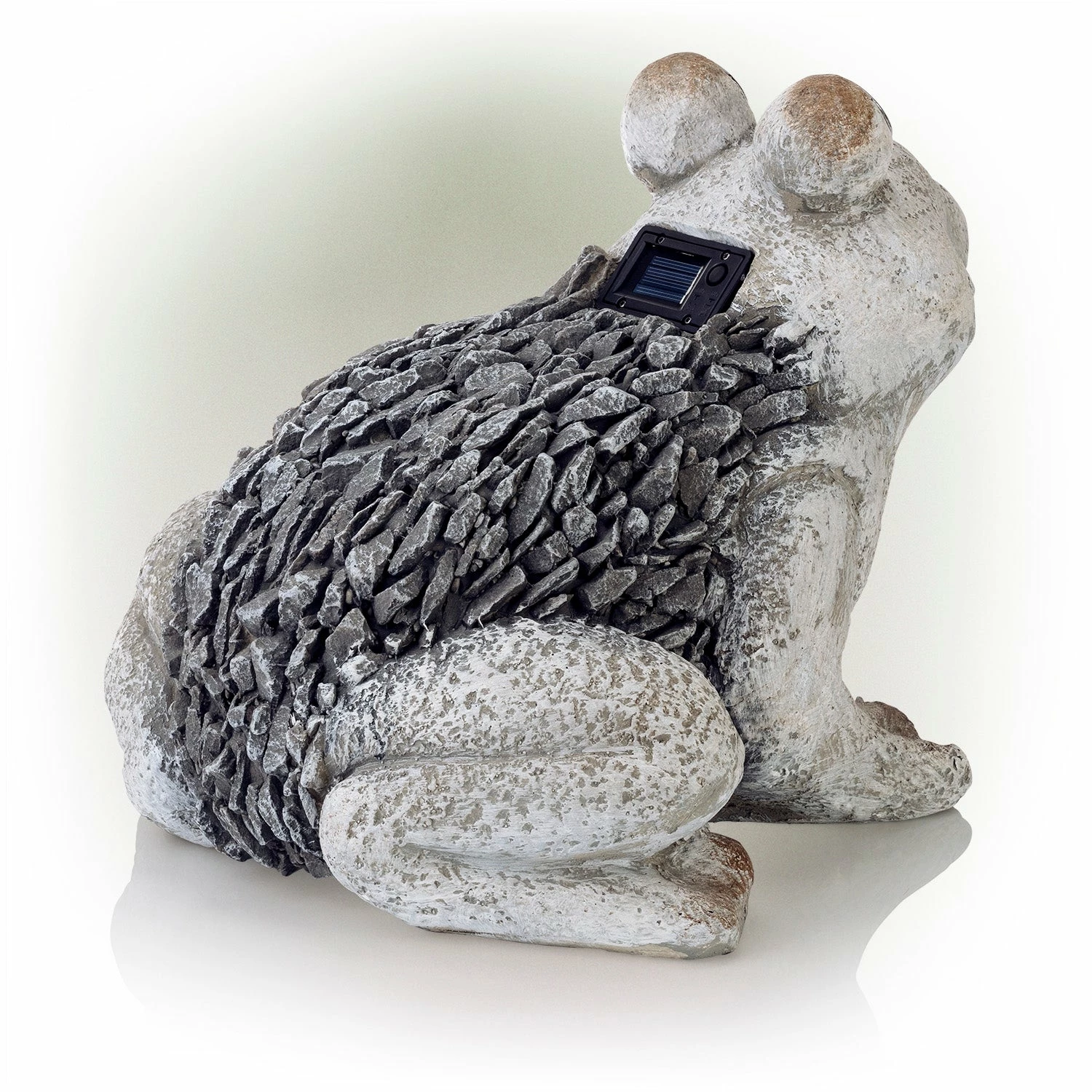 Budget ๐งจ Alpine Corporation 12" Tall Outdoor Solar Powered Frog Yard Statue With LED Lights, Gray ๐ฅ 12 Budget ๐งจ Alpine Corporation 12" Tall Outdoor Solar Powered Frog Yard Statue With LED Lights, Gray ๐ฅ - Image 10