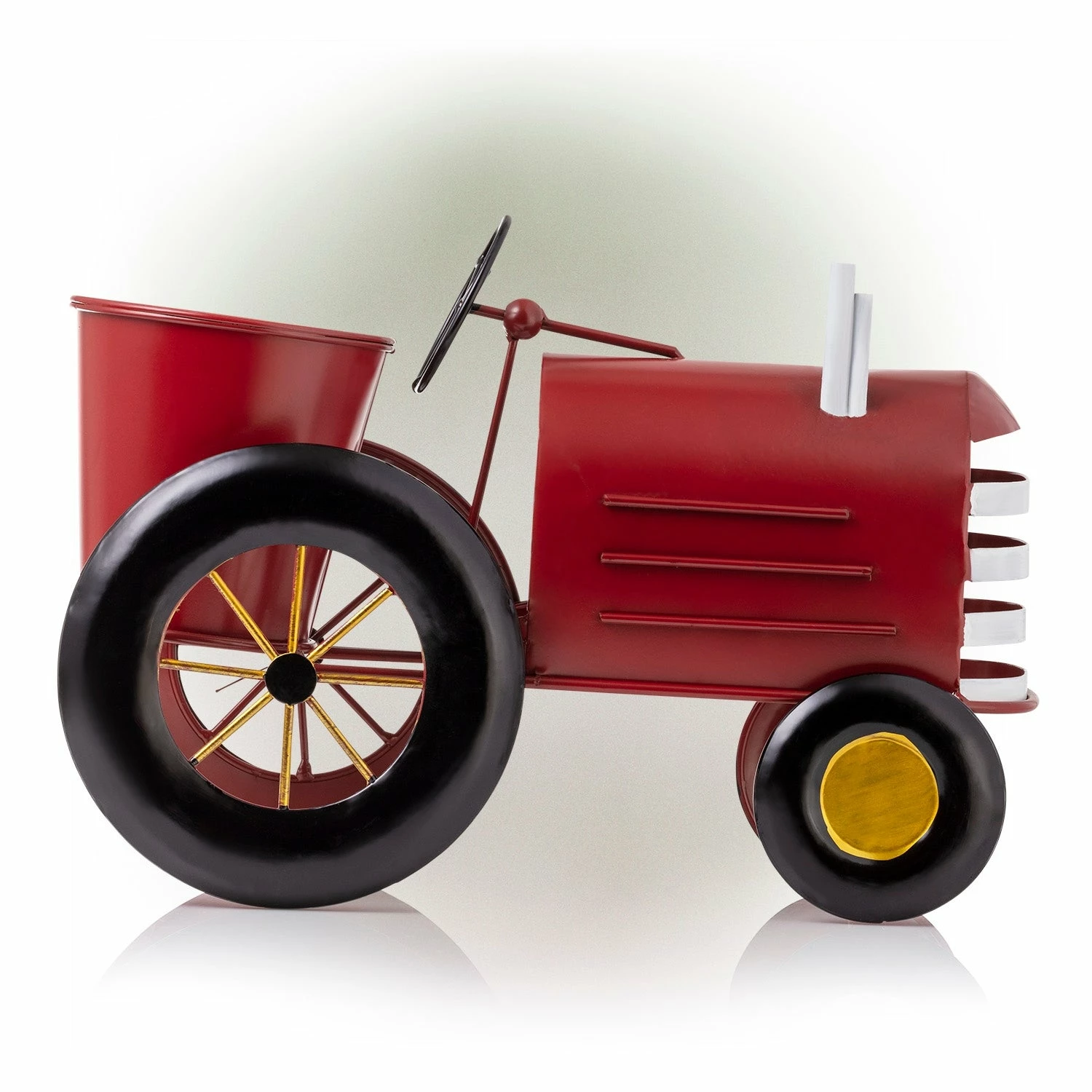 Discount ๐ Alpine Corporation 11" Tall Indoor/Outdoor Metal Tractor Flower Planter With Stand, Red - 8' X 10' ๐ 12 Discount ๐ Alpine Corporation 11" Tall Indoor/Outdoor Metal Tractor Flower Planter With Stand, Red - 8' X 10' ๐ - Image 10