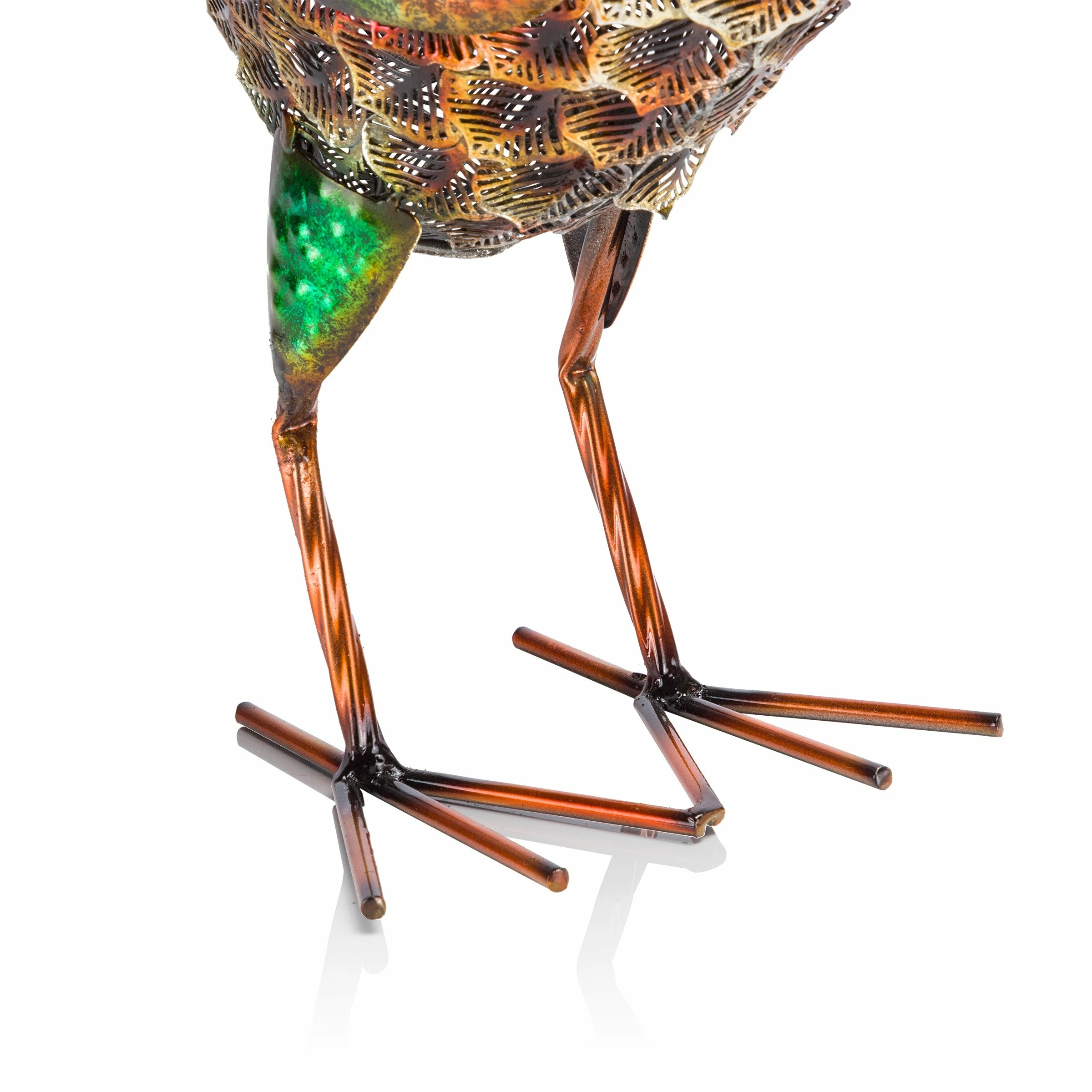 Flash Sale π Alpine Corporation 16" Tall Outdoor Metallic Rooster Standing Yard Statue Decoration Green β¨ - Image 12