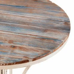 Buy 🎁 Alpine Corporation Indoor/Outdoor 3-Piece Wood And Metal Bistro Set Table And Folding Chairs Patio Seating 💯 -Alpine Corporation Sales Alpine 3 Piece Wood and Metal Bistro Set Table and Folding Chairs 11