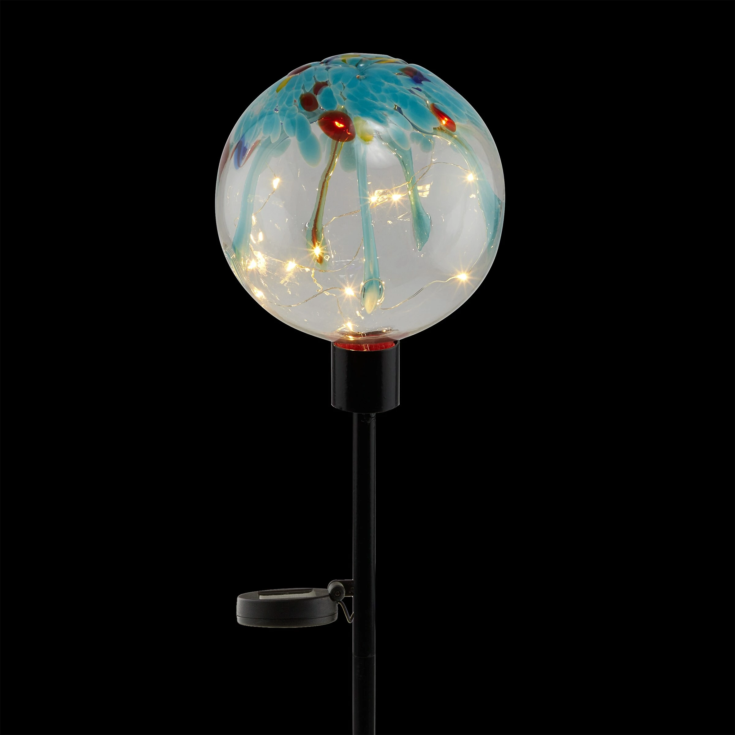 Best Pirce π₯ Alpine Corporation 33" Tall Outdoor Solar Globe Garden Stake With LED Lights, Multicolor β¨ - Image 9