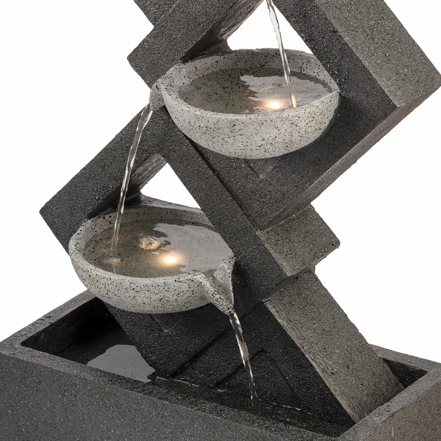 Best Sale π Alpine Corporation 39" Tall Indoor/Outdoor Soothing 4-Tier Zen Fountain With LED Lights π - Image 11
