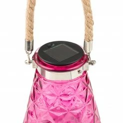 Coupon 🤩 Alpine Corporation 7" Tall Solar LED Wasp Trap, Set Of 2 Pink 🤩 -Alpine Corporation Sales Alpine 7 Inch Solar Pink LED Wasp Trap2C Set of 2 10