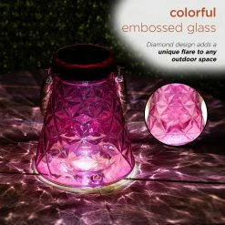 Coupon 🤩 Alpine Corporation 7" Tall Solar LED Wasp Trap, Set Of 2 Pink 🤩 -Alpine Corporation Sales Alpine 7 Inch Solar Pink LED Wasp Trap2C Set of 2 3