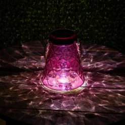 Coupon 🤩 Alpine Corporation 7" Tall Solar LED Wasp Trap, Set Of 2 Pink 🤩 -Alpine Corporation Sales Alpine 7 Inch Solar Pink LED Wasp Trap2C Set of 2 9