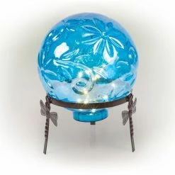 Brand new π₯ Alpine Corporation 13" Tall Indoor/Outdoor Pearlized Blue Glass LED Gazing Globe With Stand π 27 Brand new π₯ Alpine Corporation 13" Tall Indoor/Outdoor Pearlized Blue Glass LED Gazing Globe With Stand π -Alpine Corporation Sales Alpine Blue Glass Globe Decor w LED Light2C 13 Inch Tall 10