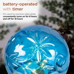 Brand new π₯ Alpine Corporation 13" Tall Indoor/Outdoor Pearlized Blue Glass LED Gazing Globe With Stand π 23 Brand new π₯ Alpine Corporation 13" Tall Indoor/Outdoor Pearlized Blue Glass LED Gazing Globe With Stand π -Alpine Corporation Sales Alpine Blue Glass Globe Decor w LED Light2C 13 Inch Tall 6