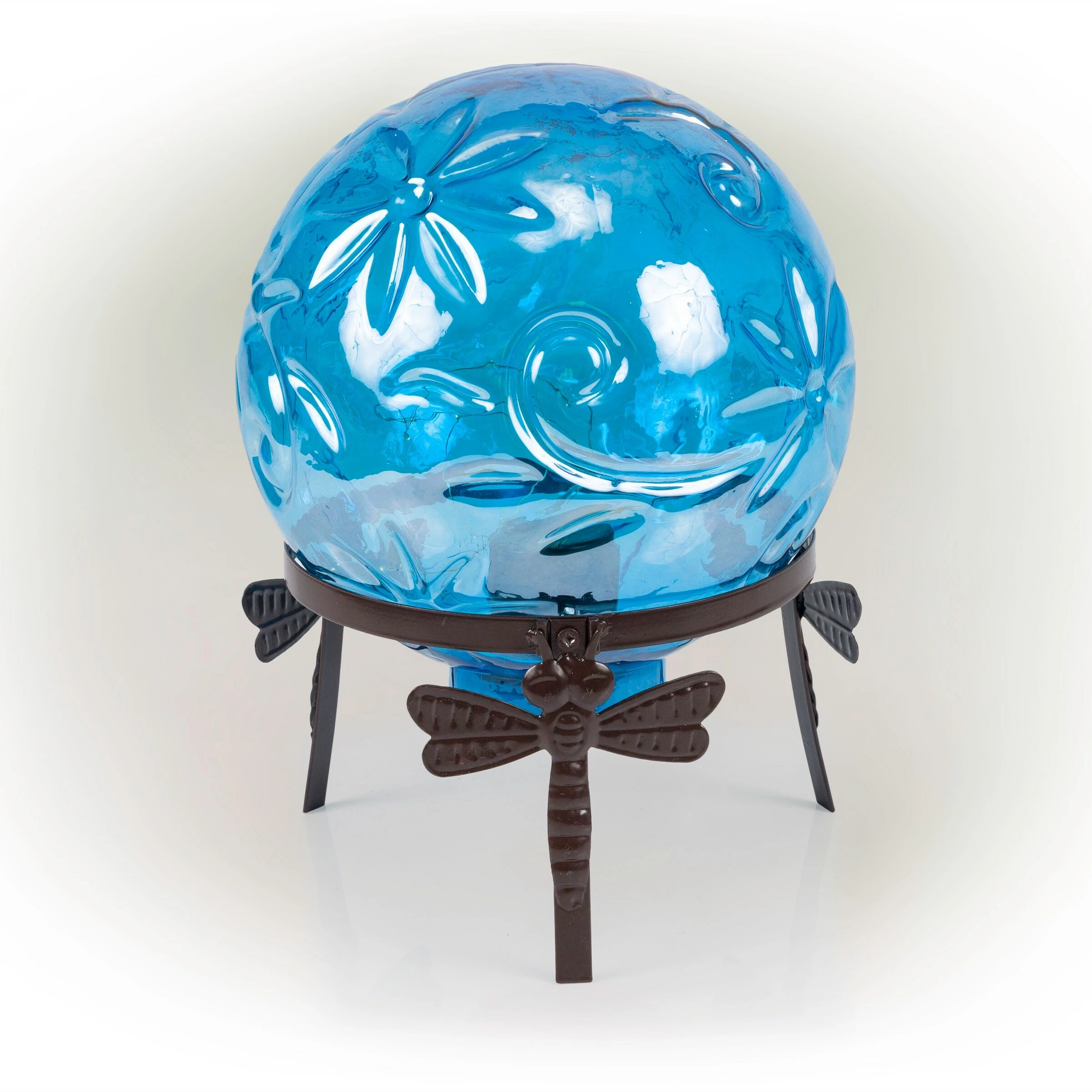 Brand new π₯ Alpine Corporation 13" Tall Indoor/Outdoor Pearlized Blue Glass LED Gazing Globe With Stand π 11 Brand new π₯ Alpine Corporation 13" Tall Indoor/Outdoor Pearlized Blue Glass LED Gazing Globe With Stand π - Image 9