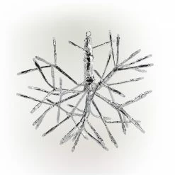 Wholesale π Alpine Corporation 10"H Indoor π Christmas Snowflake Ornament With LED Lights Multi π 26 Wholesale π Alpine Corporation 10"H Indoor π Christmas Snowflake Ornament With LED Lights Multi π -Alpine Corporation Sales Alpine Corporation 1022H Indoor Christmas Snowflake Ornament with LED Lights 1