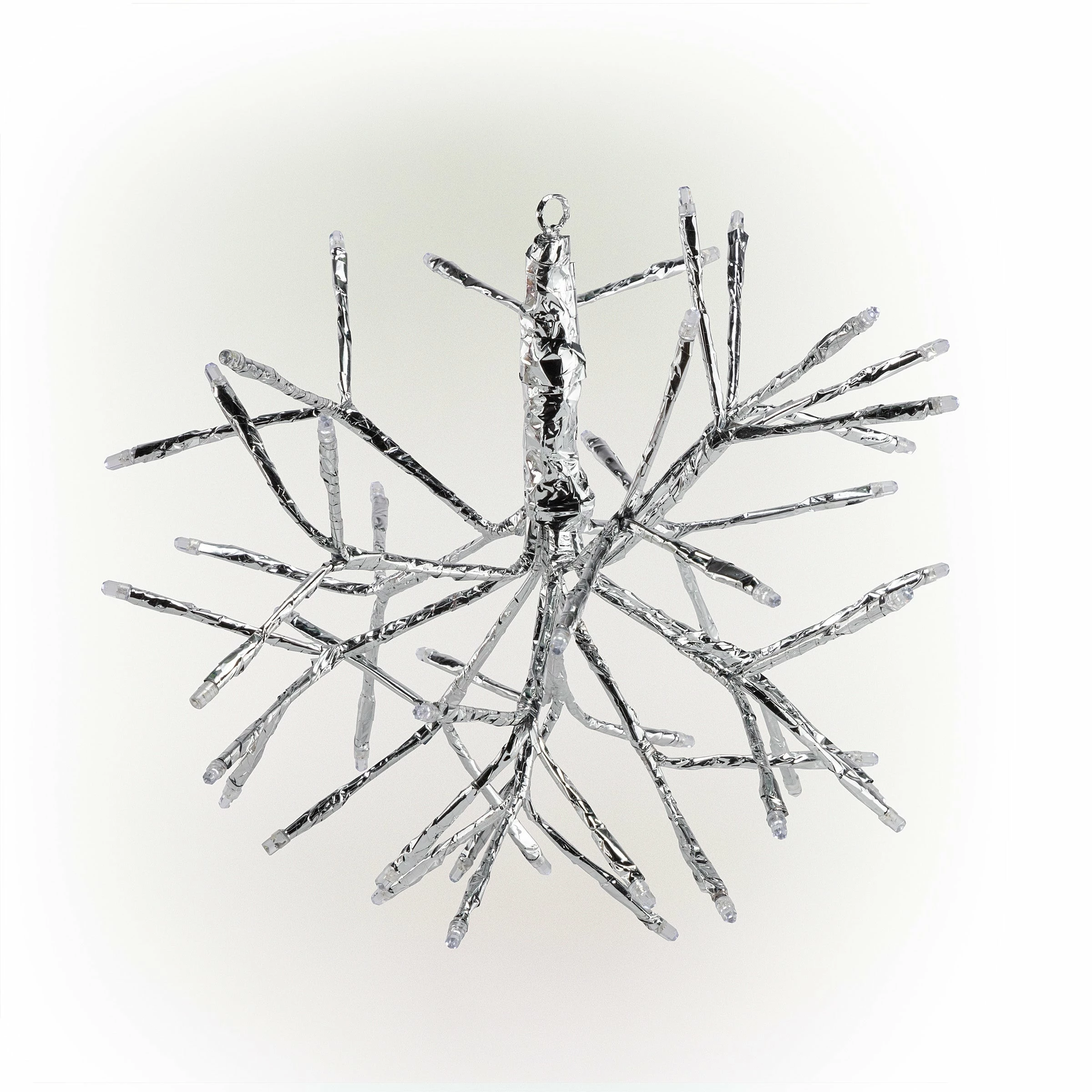 Wholesale π Alpine Corporation 10"H Indoor π Christmas Snowflake Ornament With LED Lights Multi π 12 Wholesale π Alpine Corporation 10"H Indoor π Christmas Snowflake Ornament With LED Lights Multi π - Image 10