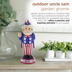 Deals π₯ Alpine Corporation 12"H Uncle Sam "I Want You" Indoor/Outdoor Garden Gnome Statue, Red/White/Blue π₯ 17 Deals π₯ Alpine Corporation 12"H Uncle Sam "I Want You" Indoor/Outdoor Garden Gnome Statue, Red/White/Blue π₯ -Alpine Corporation Sales Alpine Corporation 1222H Uncle Sam 22I Want You22 Indoor Outdoor Garden Gnome Statue2C Red White Blue 3
