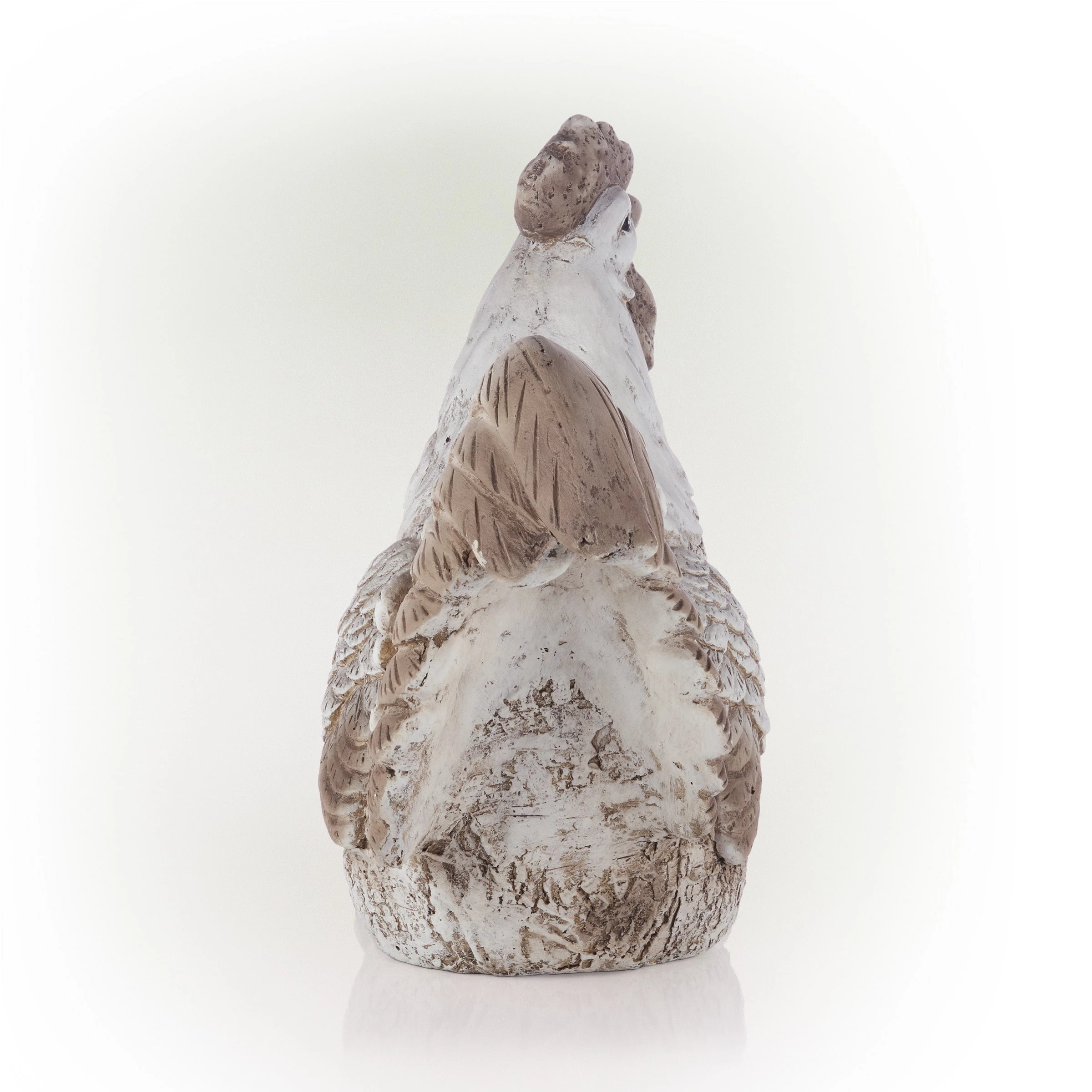 Wholesale π€© Alpine Corporation 14"H Indoor/Outdoor Sitting Rooster Decorative Garden Statue, Antique White π - Image 12