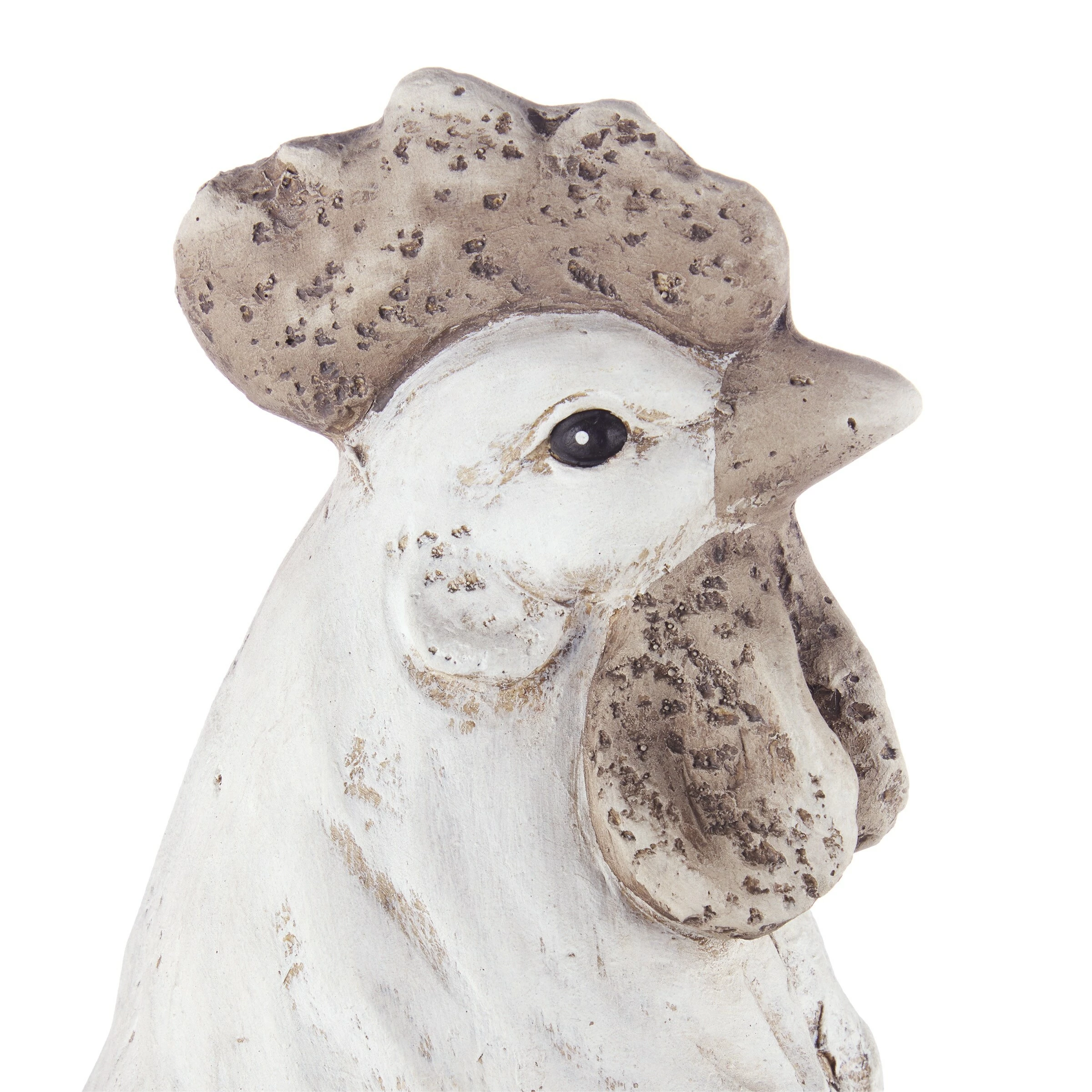 Wholesale π€© Alpine Corporation 14"H Indoor/Outdoor Sitting Rooster Decorative Garden Statue, Antique White π - Image 13