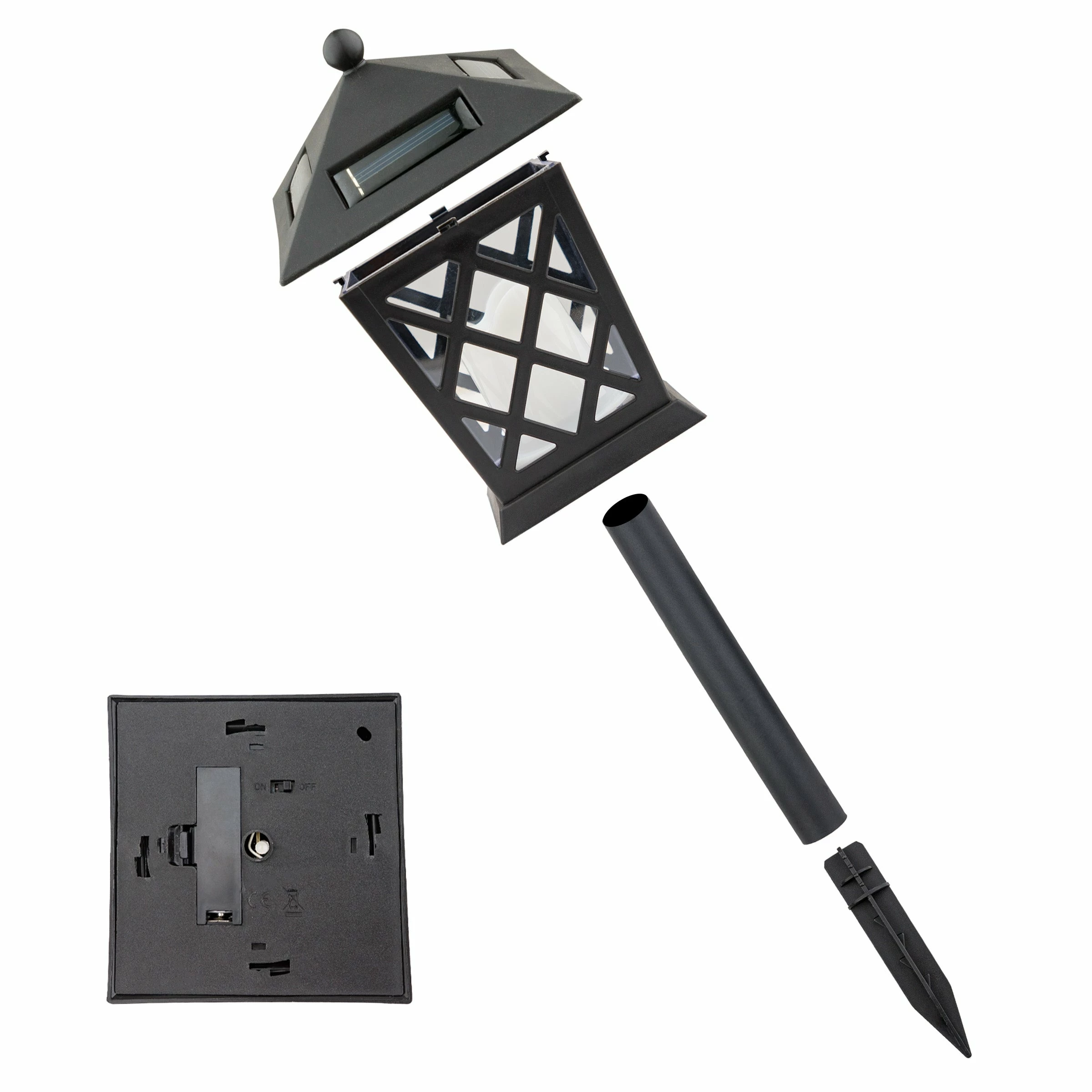 Brand new π€© Alpine Corporation 16" Tall Outdoor Solar Powered Pathway LED Light Stakes (Set Of 4) π - Image 12