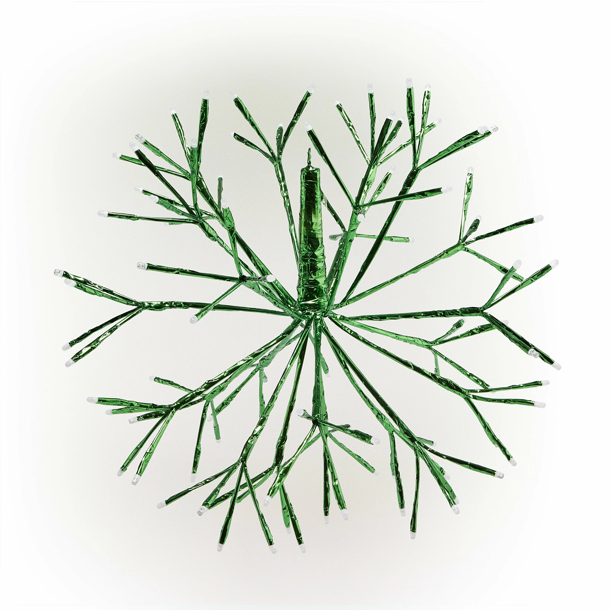 Cheap π Alpine Corporation 16"H Indoor Holiday 3D Snowflake Hanging Ornament With LED Lights Green β 4 Cheap π Alpine Corporation 16"H Indoor Holiday 3D Snowflake Hanging Ornament With LED Lights Green β - Image 2