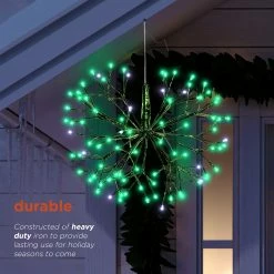 Cheap π Alpine Corporation 16"H Indoor Holiday 3D Snowflake Hanging Ornament With LED Lights Green β 21 Cheap π Alpine Corporation 16"H Indoor Holiday 3D Snowflake Hanging Ornament With LED Lights Green β -Alpine Corporation Sales Alpine Corporation 1622H Indoor Holiday 3D Snowflake Hanging Ornament with LED Lights 4