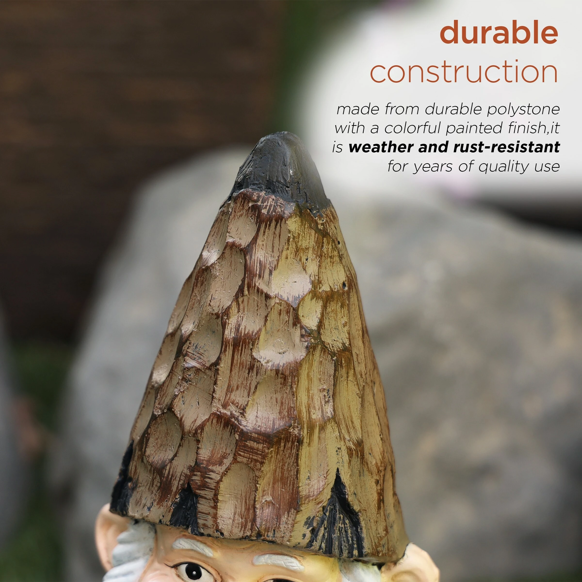 Coupon π₯ Alpine Corporation 16"H Indoor/Outdoor Garden Gnome With Watering Can Statue, Brown β - Image 7