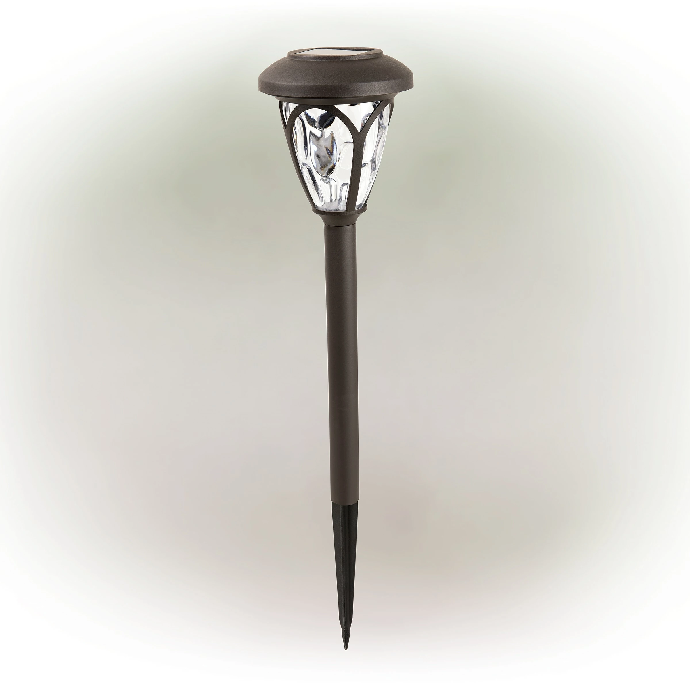 Hot Sale π Alpine Corporation 17" Tall Outdoor Solar Powered Pathway Light Stakes, Brown (Set Of 8) π - Image 2