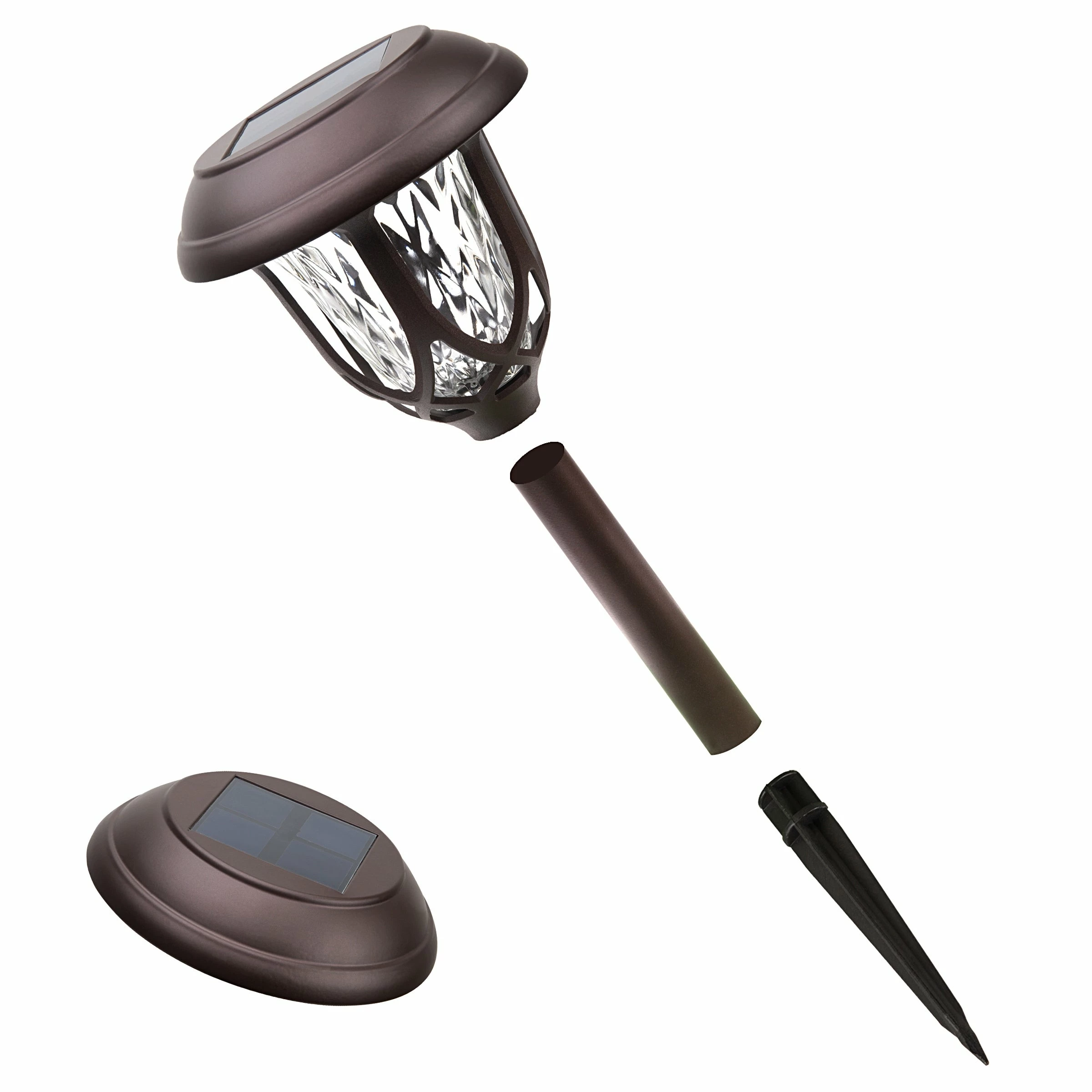 Promo π Alpine Corporation 17" Tall Super Bright High Lumen Outdoor Solar Powered Pathway Light Stakes, Bronze (Set Of 2) β€οΈ - Image 10