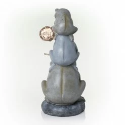 New ๐ Alpine Corporation 18"H Stacked Frogs With Flower Indoor/Outdoor Decorative Garden Statue ๐ 24 New ๐ Alpine Corporation 18"H Stacked Frogs With Flower Indoor/Outdoor Decorative Garden Statue ๐ -Alpine Corporation Sales Alpine Corporation 1822H Stacked Frogs with Flower Indoor Outdoor Decorative Garden Statue 10