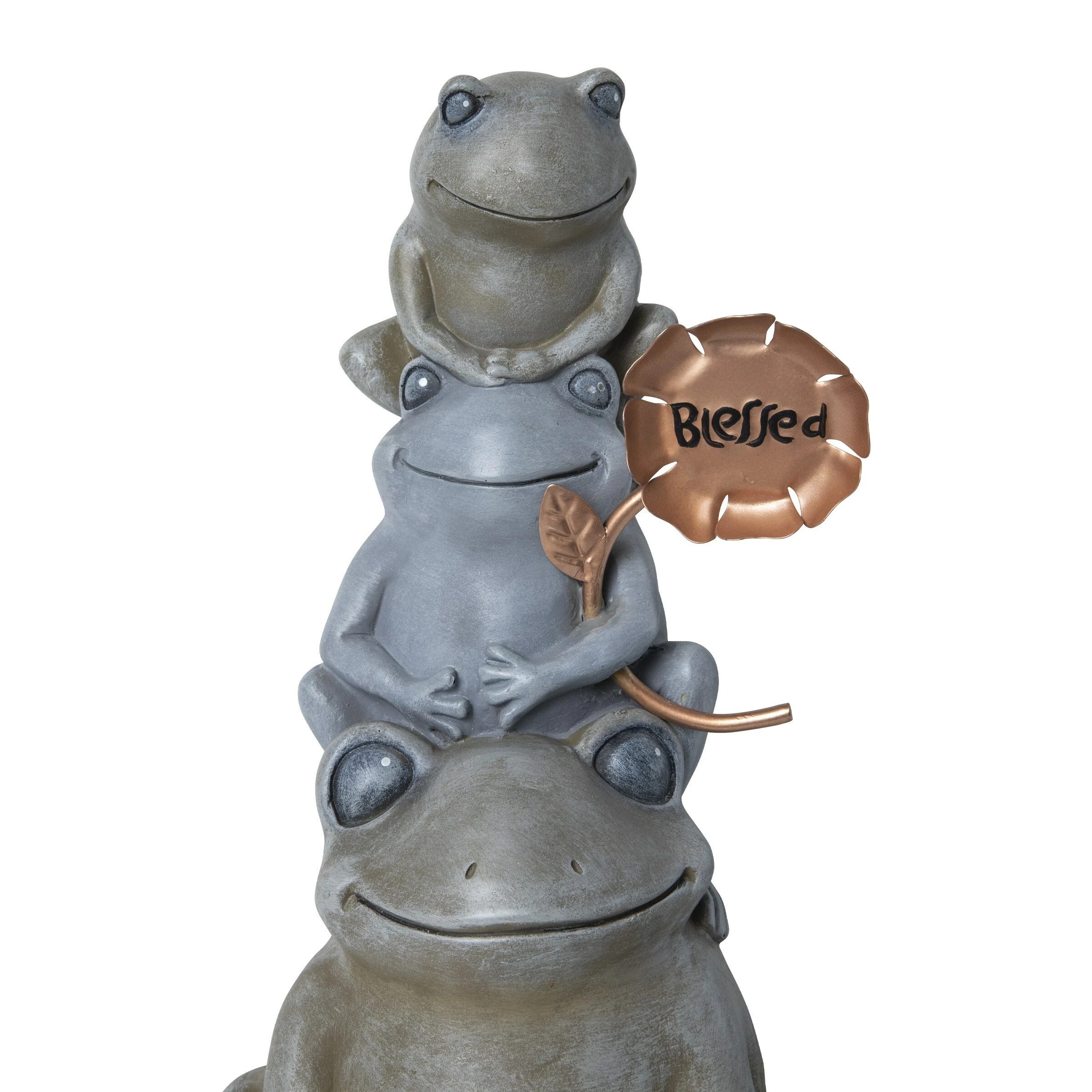 New ๐ Alpine Corporation 18"H Stacked Frogs With Flower Indoor/Outdoor Decorative Garden Statue ๐ 14 New ๐ Alpine Corporation 18"H Stacked Frogs With Flower Indoor/Outdoor Decorative Garden Statue ๐ - Image 12