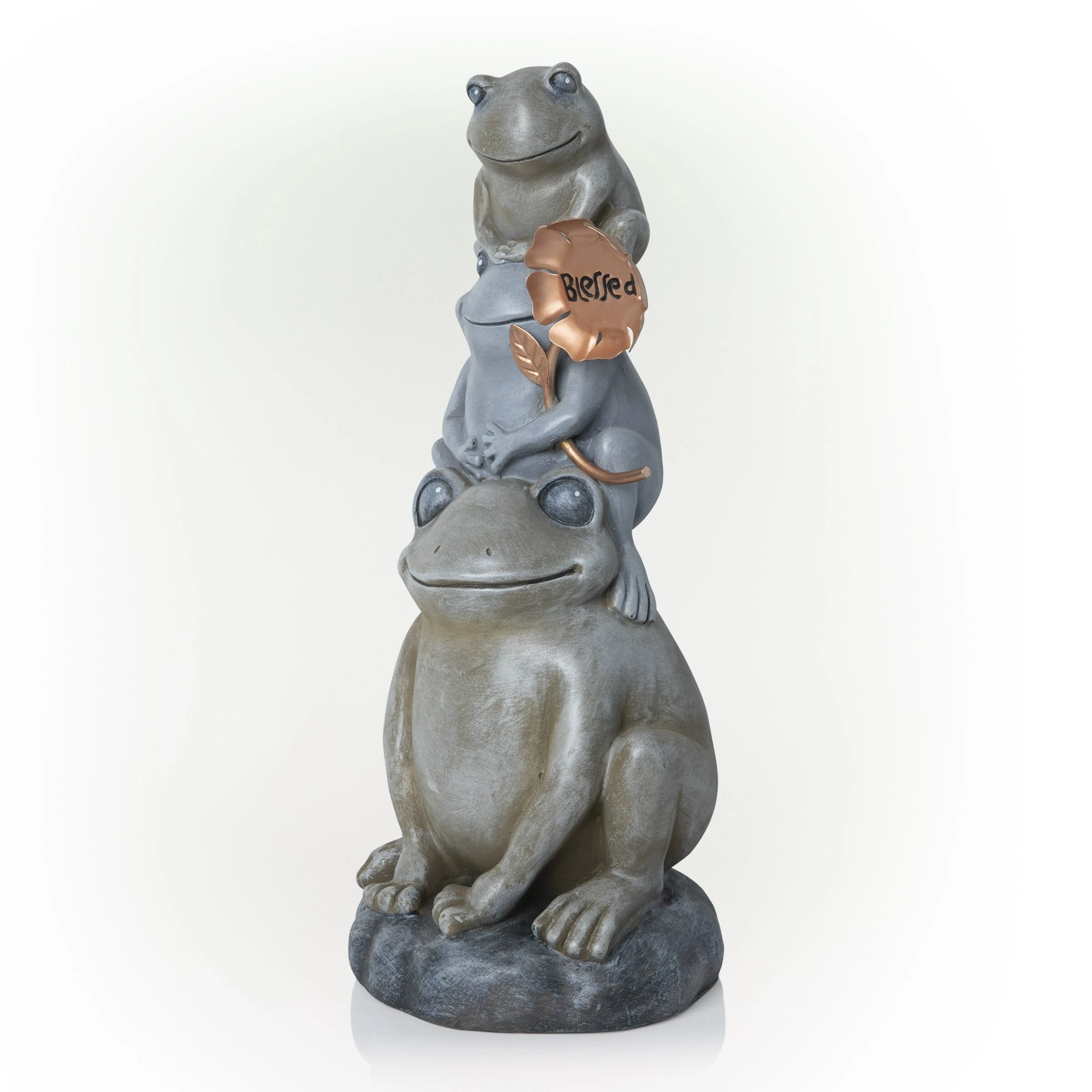 New ๐ Alpine Corporation 18"H Stacked Frogs With Flower Indoor/Outdoor Decorative Garden Statue ๐ 12 New ๐ Alpine Corporation 18"H Stacked Frogs With Flower Indoor/Outdoor Decorative Garden Statue ๐ - Image 10
