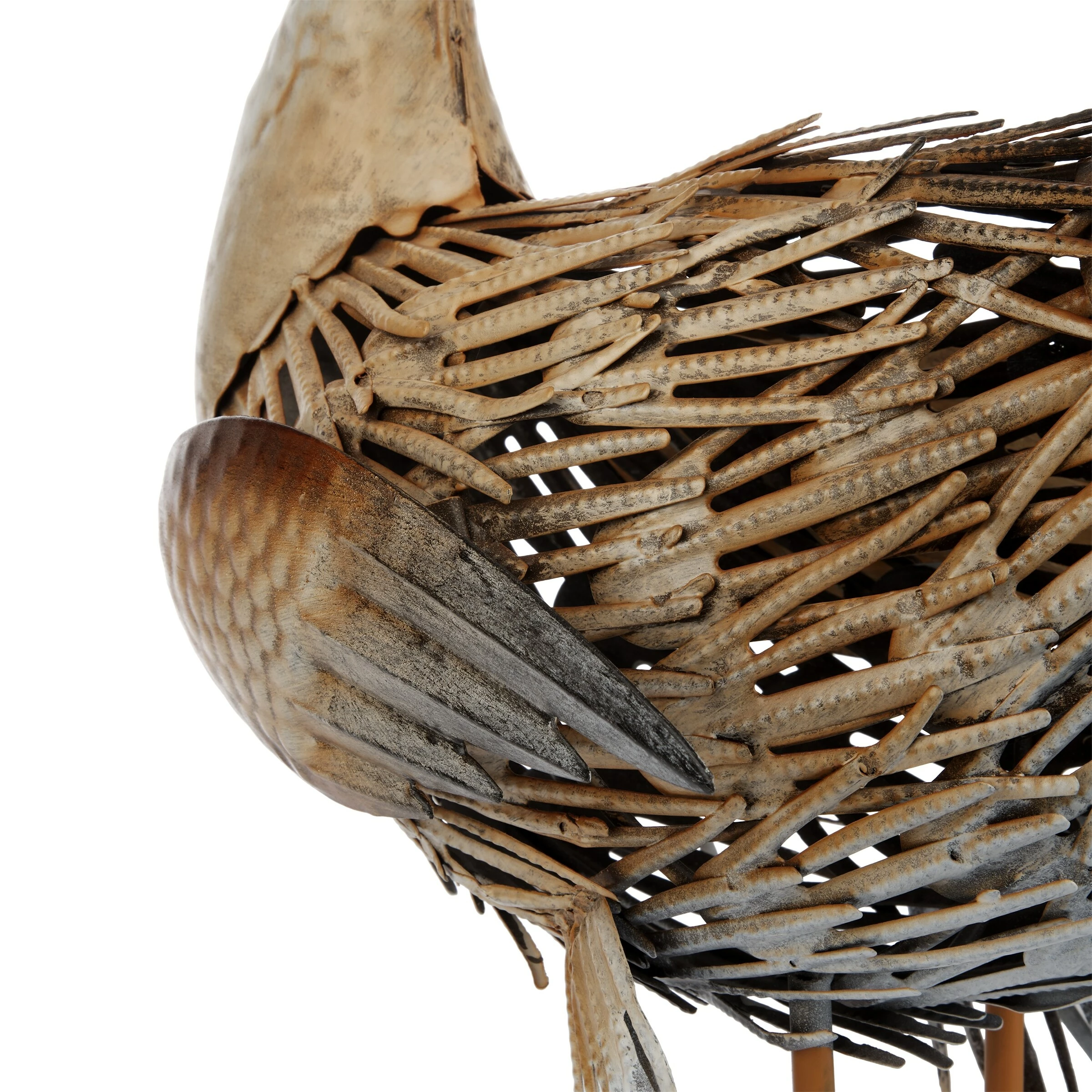 Best reviews of π₯ Alpine Corporation 20"H Indoor/Outdoor Metal Standing Duck Decorative Garden Statue, Gold/Green π― - Image 12