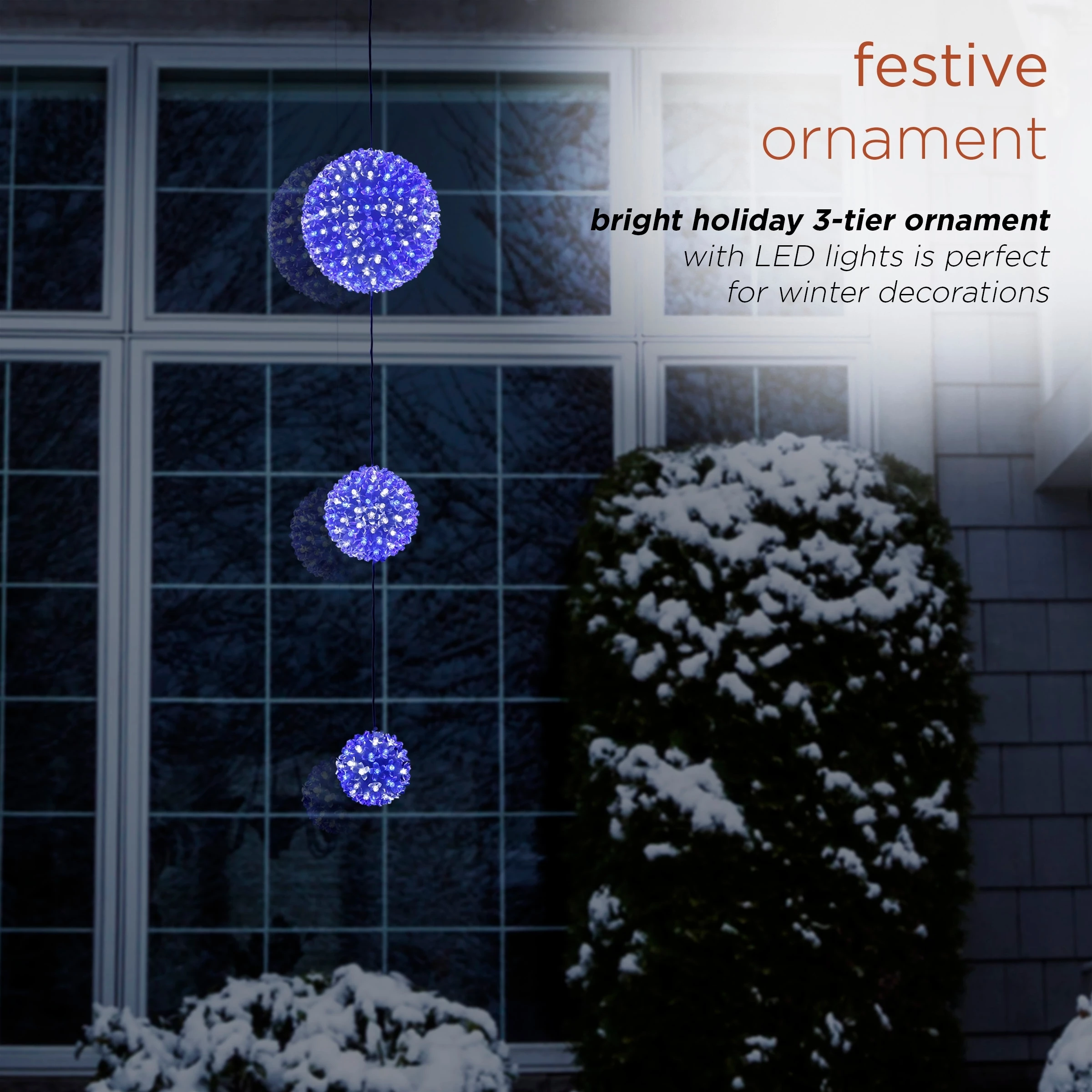Cheapest β Alpine Corporation 3-Tier Indoor/Outdoor Hanging π Christmas Ornaments With Chasing LED Lights β¨ 9 Cheapest β Alpine Corporation 3-Tier Indoor/Outdoor Hanging π Christmas Ornaments With Chasing LED Lights β¨ - Image 7