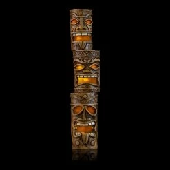 Buy π Alpine Corporation 19" Tall Outdoor 3-Tier Tiki Totem Statue With Solar LED Lights Yard Decoration - 3 TIER π 16 Buy π Alpine Corporation 19" Tall Outdoor 3-Tier Tiki Totem Statue With Solar LED Lights Yard Decoration - 3 TIER π -Alpine Corporation Sales Alpine Corporation 3 Tier Tiki Totem Statue with Solar LED Lights 5