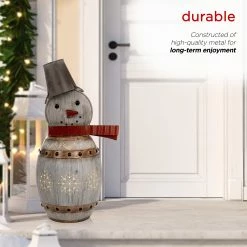 Best Sale π€© Alpine Corporation 30"H Indoor/Outdoor Metal Barrel Snowman π
Christmas Holiday Decoration With LED Lights - Silver π 19 Best Sale π€© Alpine Corporation 30"H Indoor/Outdoor Metal Barrel Snowman π
Christmas Holiday Decoration With LED Lights - Silver π -Alpine Corporation Sales Alpine Corporation 3022H Indoor Outdoor Metal Barrel Snowman Christmas Holiday Decoration with LED Lights 5