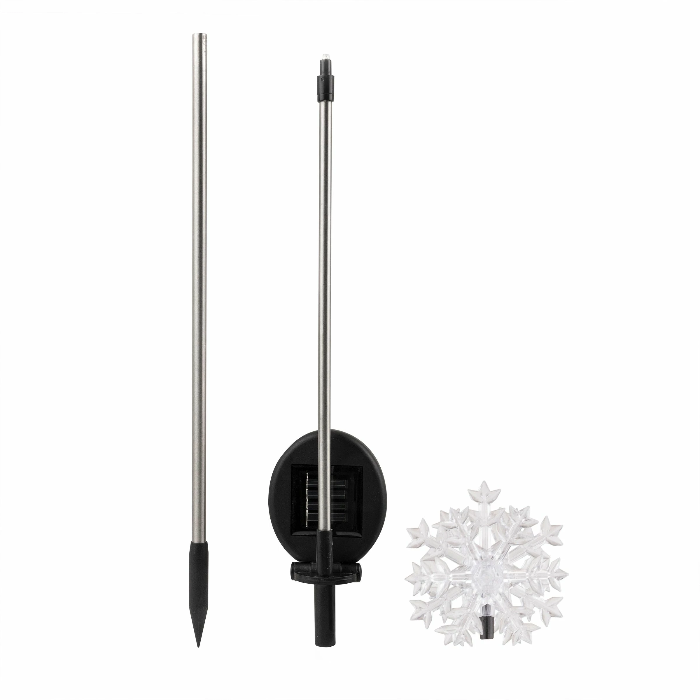 Deals 𧨠Alpine Corporation 33"H Outdoor Solar 3D Snowflake Garden Lawn Stakes With LED Lights (Set Of 2) - White π - Image 13