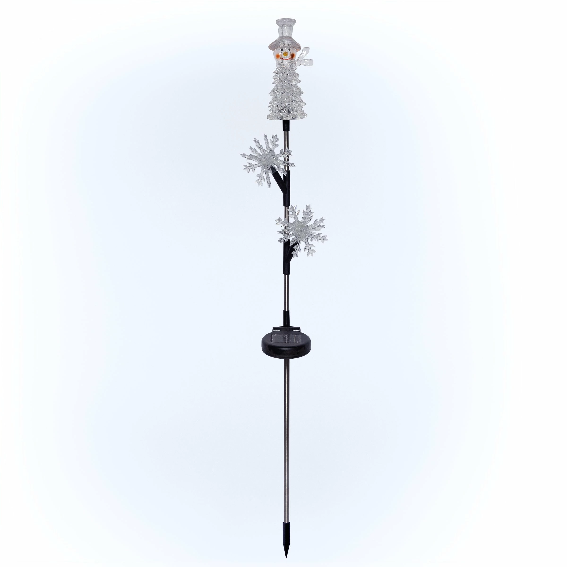 Buy π Alpine Corporation 33"H Outdoor Solar Snowman And Snowflakes Garden Stake With LED Lights β 12 Buy π Alpine Corporation 33"H Outdoor Solar Snowman And Snowflakes Garden Stake With LED Lights β - Image 10