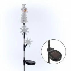 Buy π Alpine Corporation 33"H Outdoor Solar Snowman And Snowflakes Garden Stake With LED Lights β 23 Buy π Alpine Corporation 33"H Outdoor Solar Snowman And Snowflakes Garden Stake With LED Lights β -Alpine Corporation Sales Alpine Corporation 3322H Outdoor Solar Snowman and Snowflakes Garden Stake with LED Lights 5