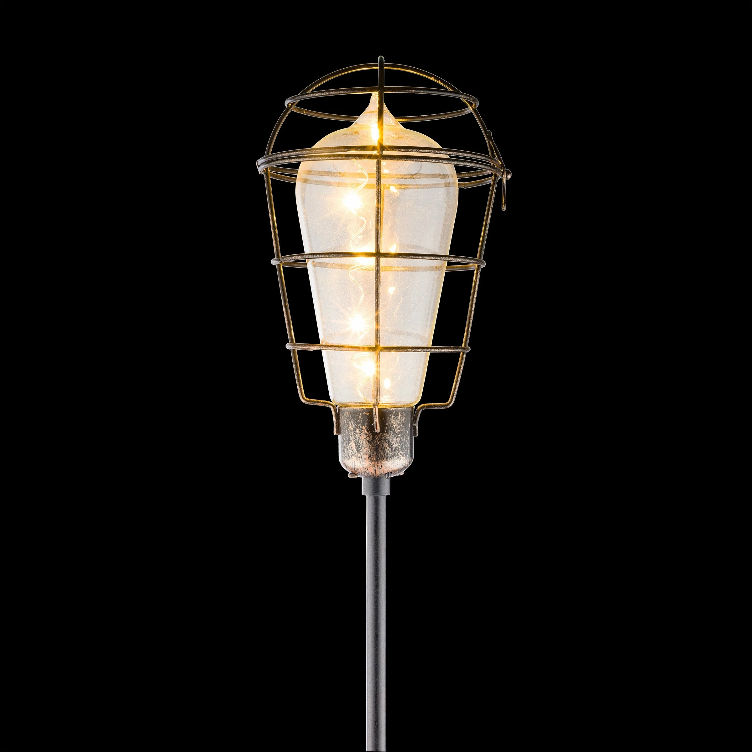 Best Pirce π Alpine Corporation 34" Tall Outdoor Solar Powered Edison Bulb Garden LED Stake - Set Of 2 π - Image 10