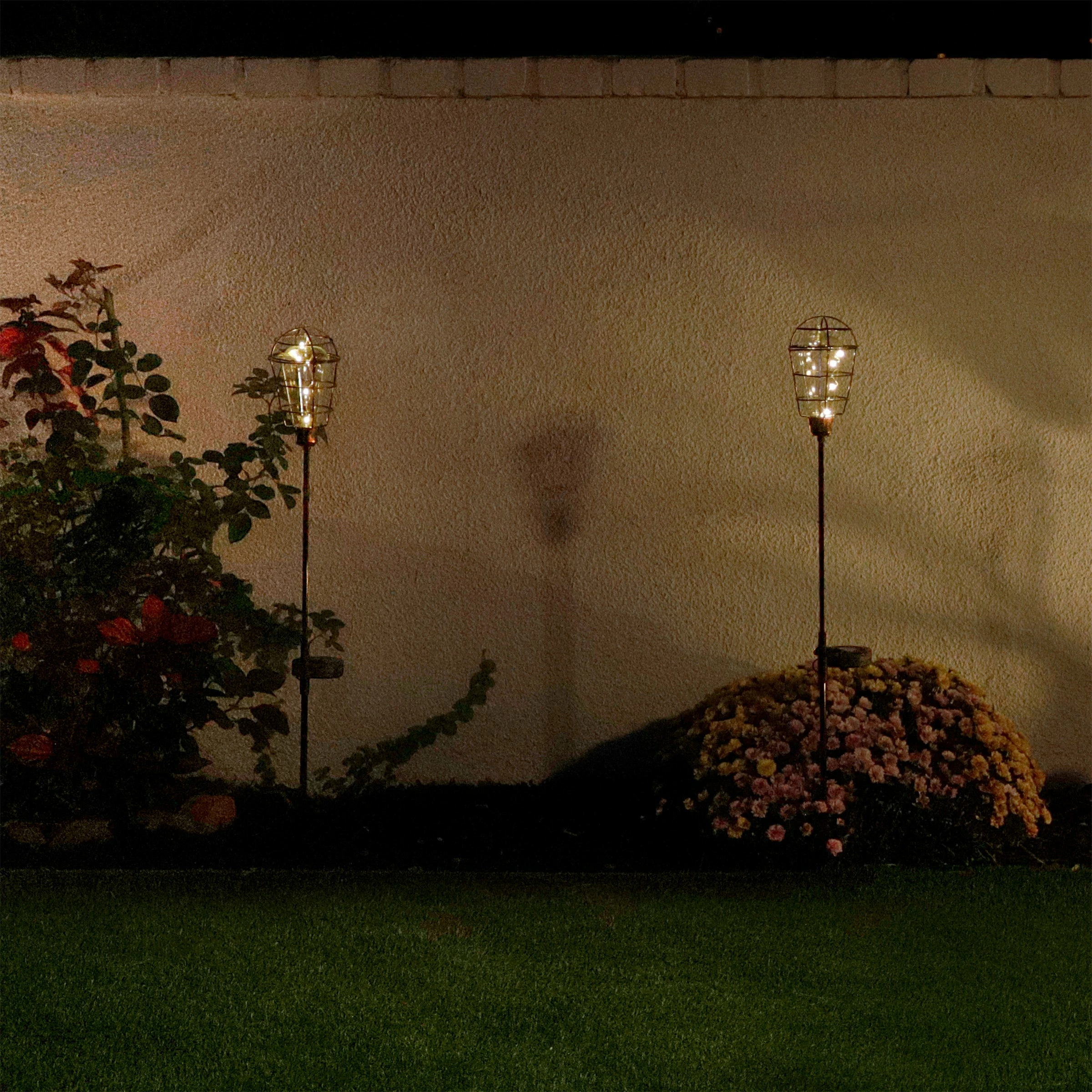 Best Pirce π Alpine Corporation 34" Tall Outdoor Solar Powered Edison Bulb Garden LED Stake - Set Of 2 π