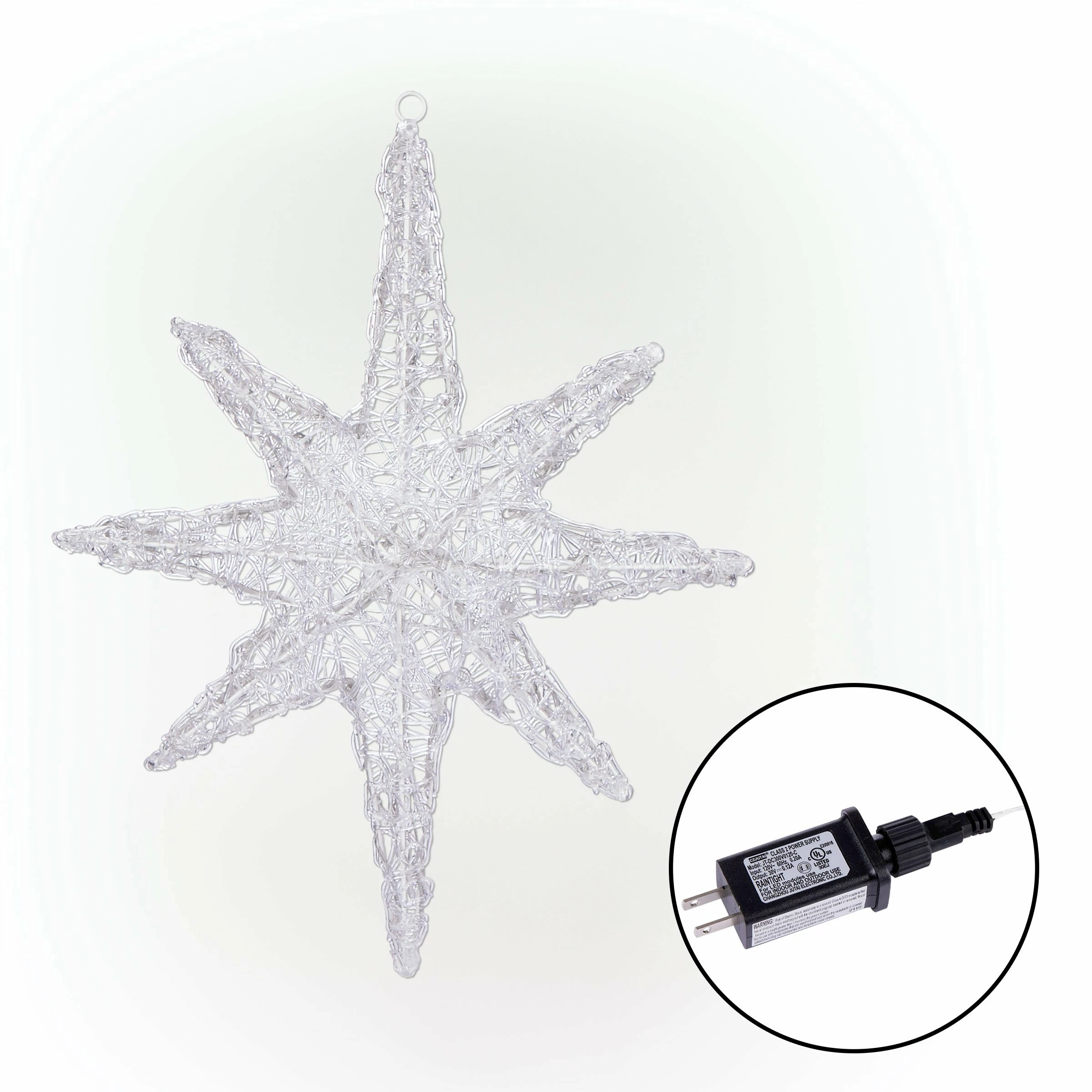 Cheapest π Alpine Corporation 3D Hanging Star π Christmas Decor With LED Lights π - Image 12