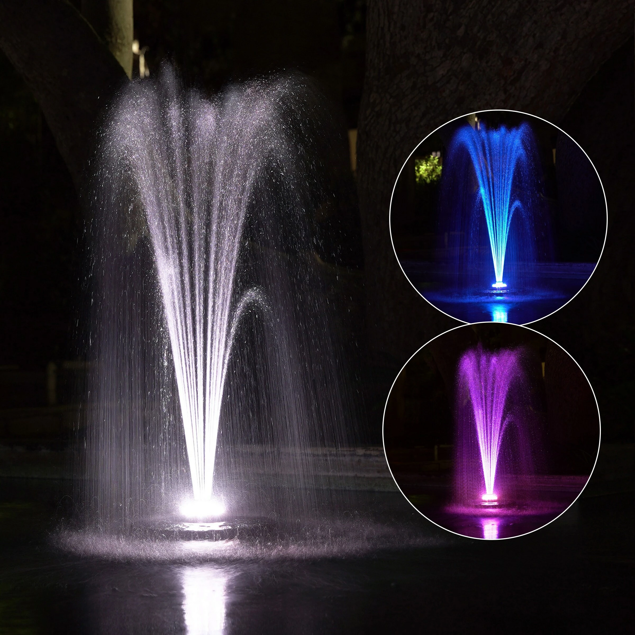 Budget π₯ Alpine Corporation 550-GPH Pump 48-LED Light Floating Spray Fountain, Black π₯ - Image 8