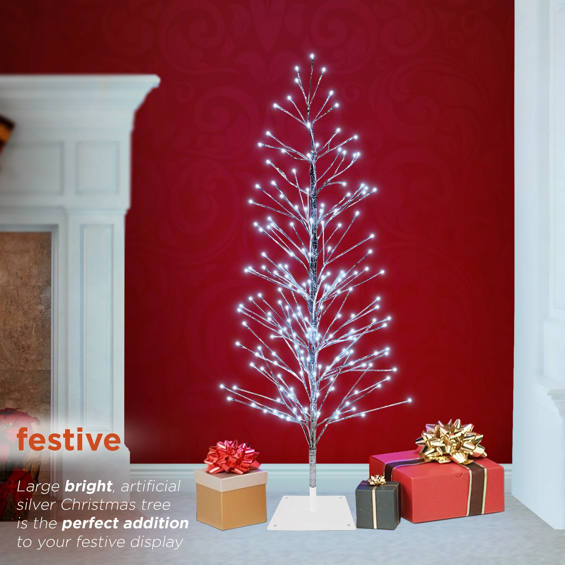 Deals π Alpine Corporation 60"H Indoor/Outdoor Artificial β Christmas Tree With LED Lights White π₯ - Image 6