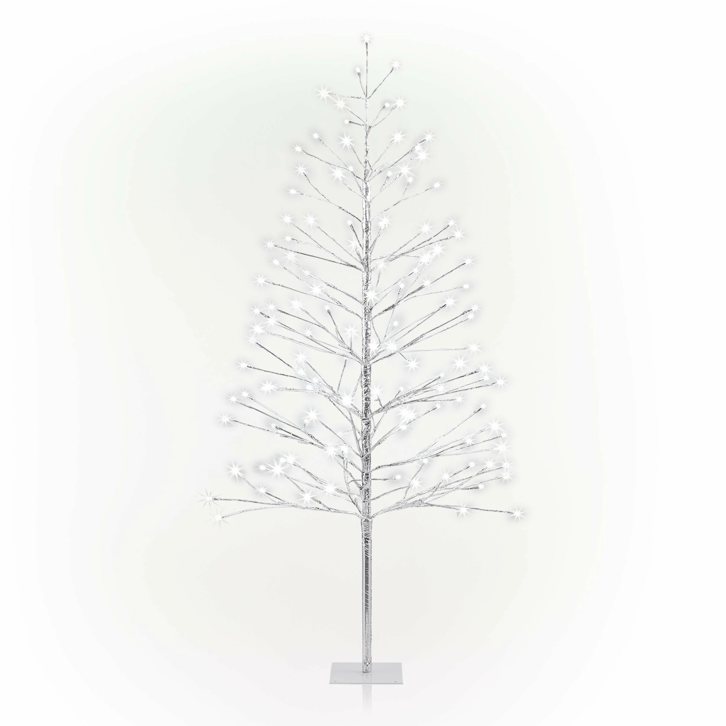 Deals π Alpine Corporation 60"H Indoor/Outdoor Artificial β Christmas Tree With LED Lights White π₯ - Image 2