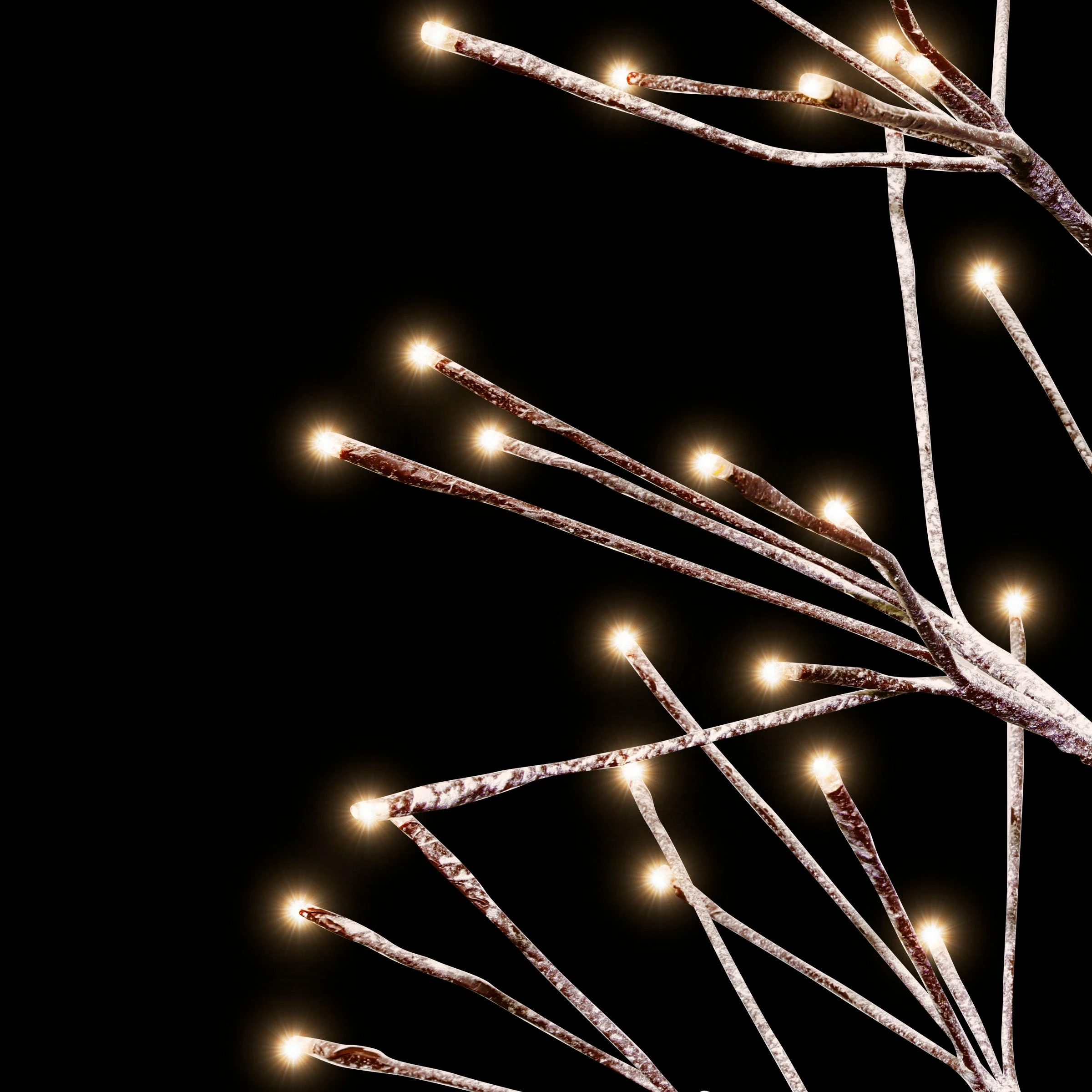 Wholesale β Alpine Corporation 71"H Indoor/Outdoor Artificial Flocked π Christmas Tree With White LED Lights, Brown π - Image 11