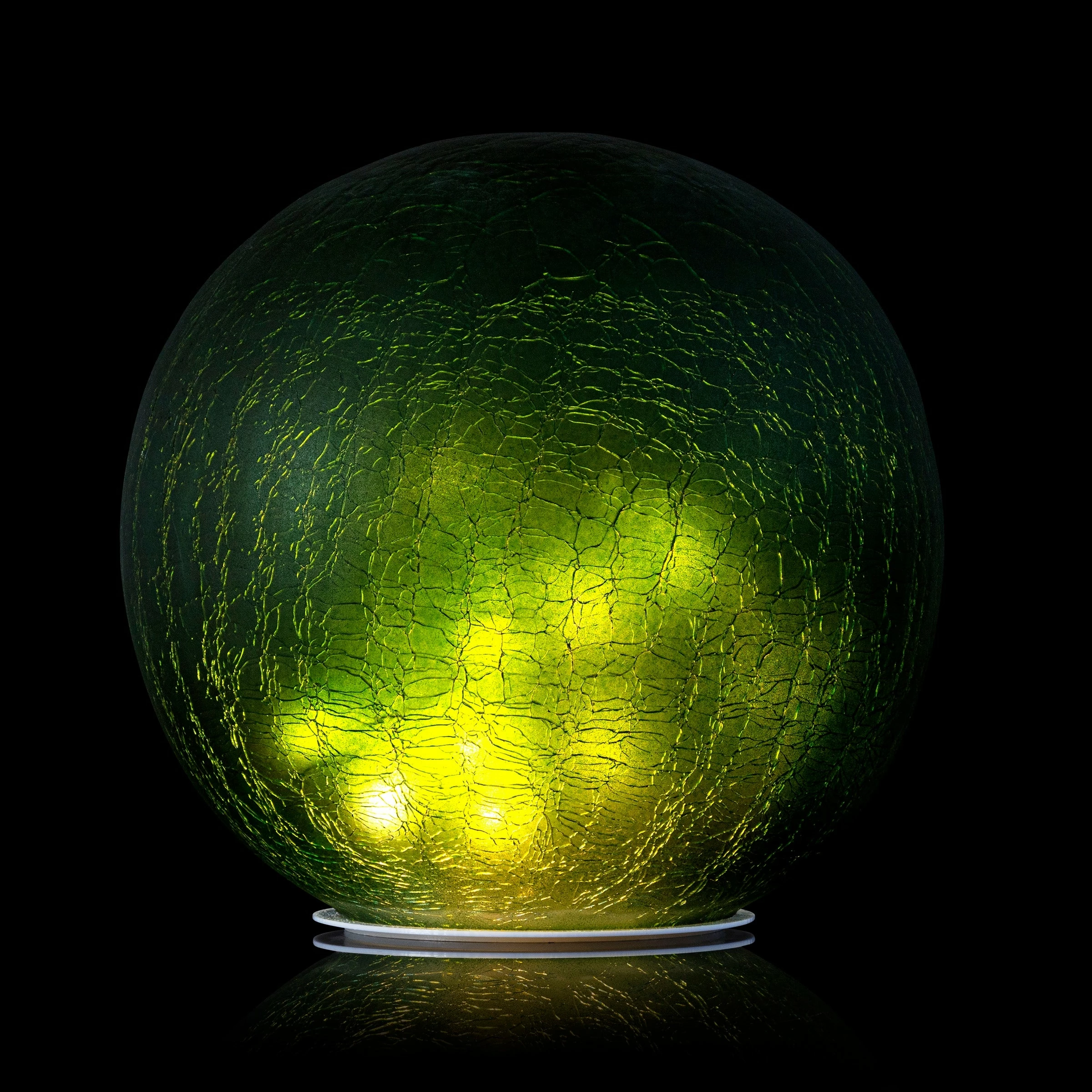 Deals β Alpine Corporation 7" Diameter Indoor/Outdoor Glass Gazing Globe Yard Decoration With LED Lights, Green β¨ - Image 11