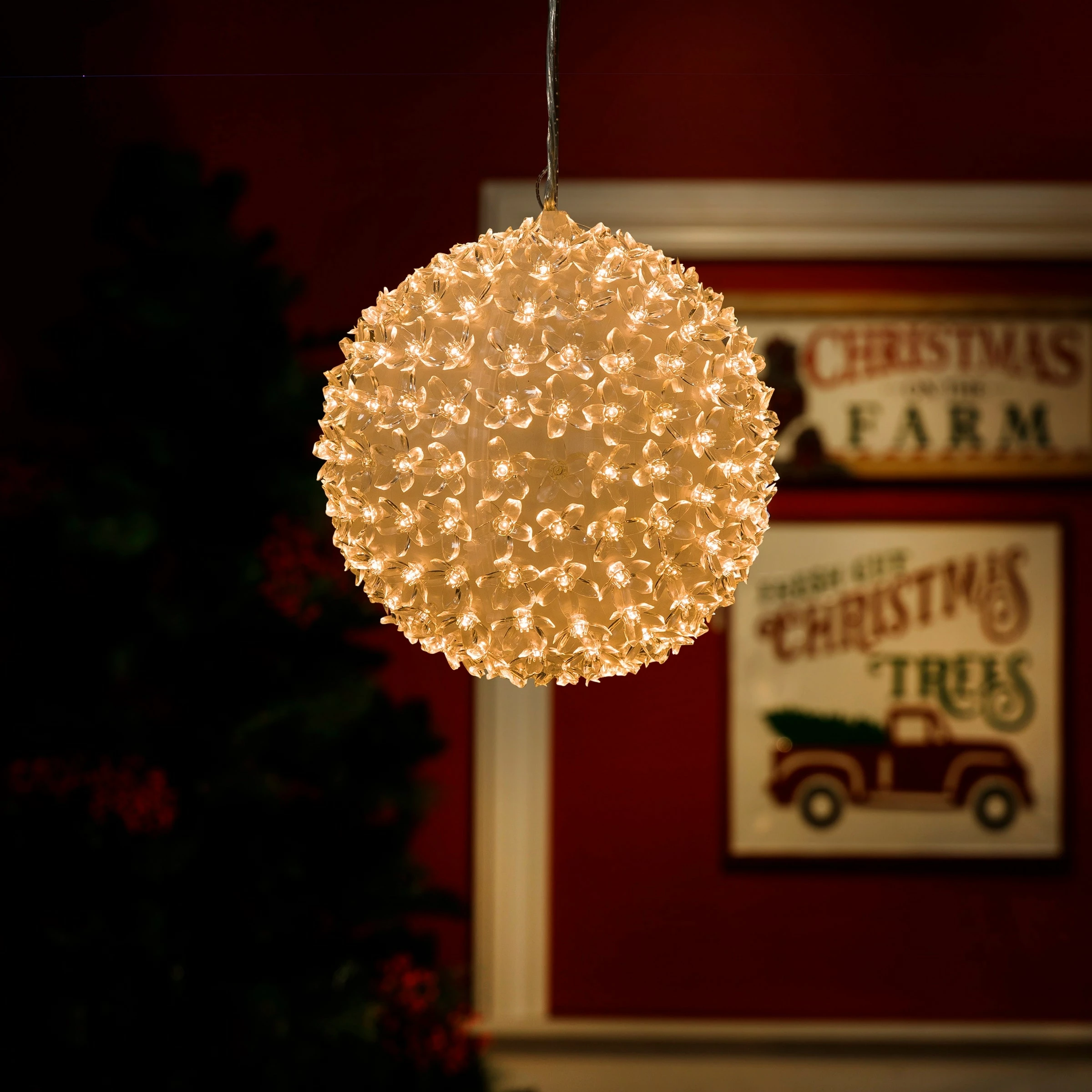 Buy β€οΈ Alpine Corporation 8"H Indoor/Outdoor π Christmas Flashing Sphere Hanging Ornament With LED Lights White π 3 Buy β€οΈ Alpine Corporation 8"H Indoor/Outdoor π Christmas Flashing Sphere Hanging Ornament With LED Lights White π