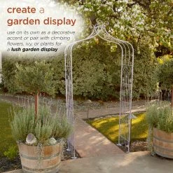 New ๐ Alpine Corporation 93"H Outdoor Vintage Metal Garden Walkway Arch, Gray ๐ฅ 20 New ๐ Alpine Corporation 93"H Outdoor Vintage Metal Garden Walkway Arch, Gray ๐ฅ -Alpine Corporation Sales Alpine Corporation 9322H Outdoor Vintage Metal Garden Walkway Arch2C Gray 4