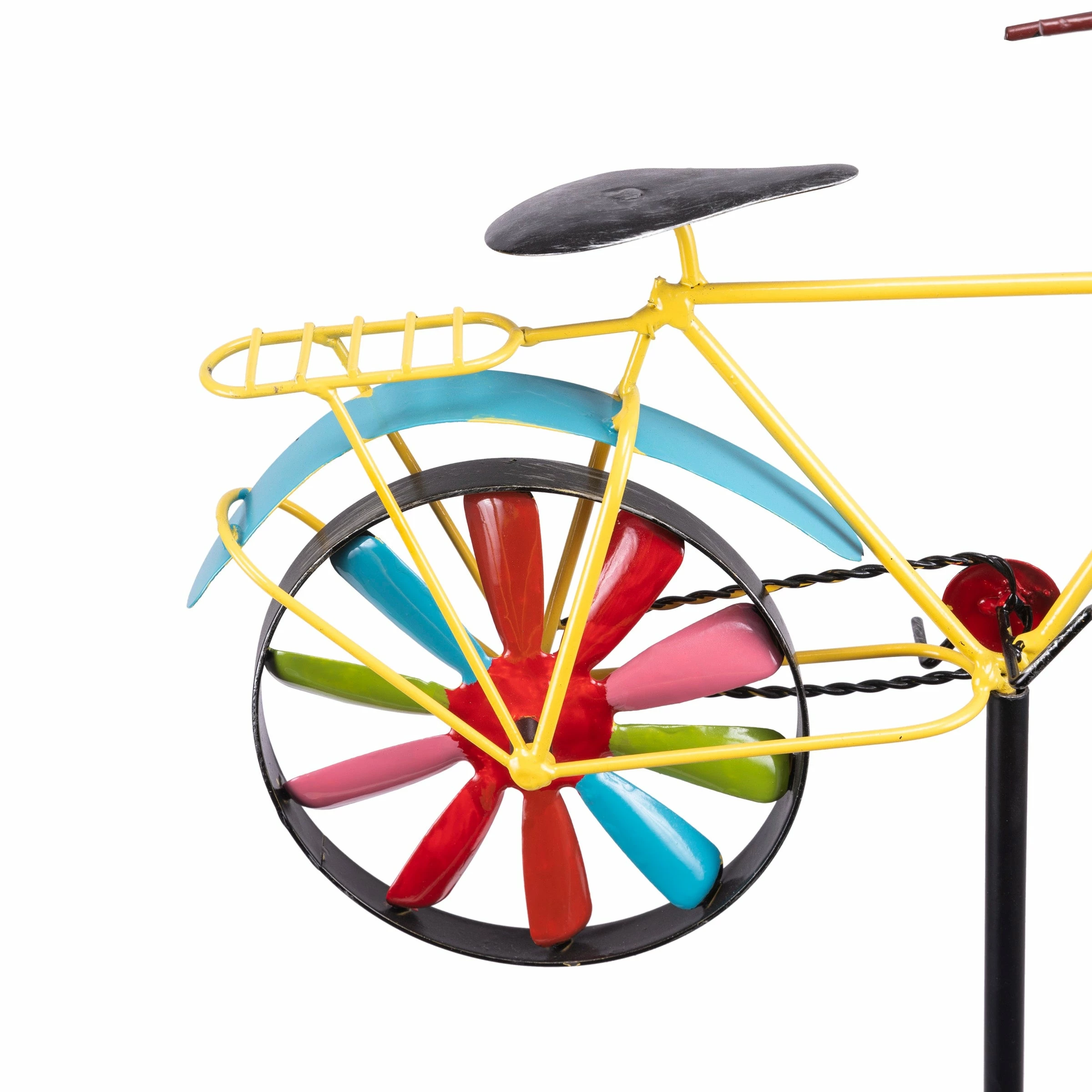 New ๐ Alpine Corporation 42" Tall Outdoor Metal Bicycle Wind Spinner Garden Stake Decoration, Multicolor ๐ 13 New ๐ Alpine Corporation 42" Tall Outdoor Metal Bicycle Wind Spinner Garden Stake Decoration, Multicolor ๐ - Image 11