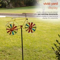 New ๐ Alpine Corporation 42" Tall Outdoor Metal Bicycle Wind Spinner Garden Stake Decoration, Multicolor ๐ 18 New ๐ Alpine Corporation 42" Tall Outdoor Metal Bicycle Wind Spinner Garden Stake Decoration, Multicolor ๐ -Alpine Corporation Sales Alpine Corporation Bicycle Windmill2C Outdoor2C 4222 Tall 5